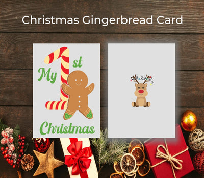 My First Christmas Cards - Neat Notions Nook