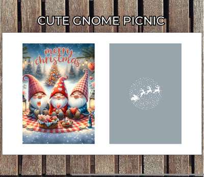 Cute Gnome Christmas Cards - Neat Notions Nook