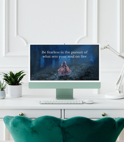 10 Best Desktop Wallpapers & Backgrounds - Inspirational Quote/Positive Affirmation - Pack of 10 | Instant Download - Neat Notions Nook