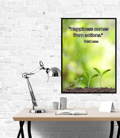 Happiness Poster - Motivational - Neat Notions Nook