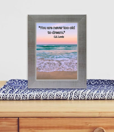 Never Too Old - Motivational Poster - Neat Notions Nook