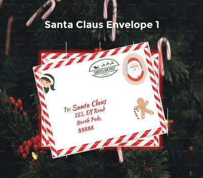 Santa Claus Envelopes - Neat Notions Nook