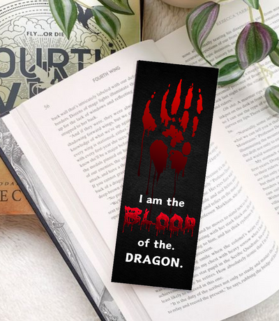 Blood of the Dragon Bookmark - Printable Bookmark - House of Dragon theme - Neat Notions Nook