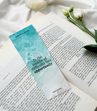 Inspirational Bookmarks - Famous Quotes - Printable - Neat Notions Nook